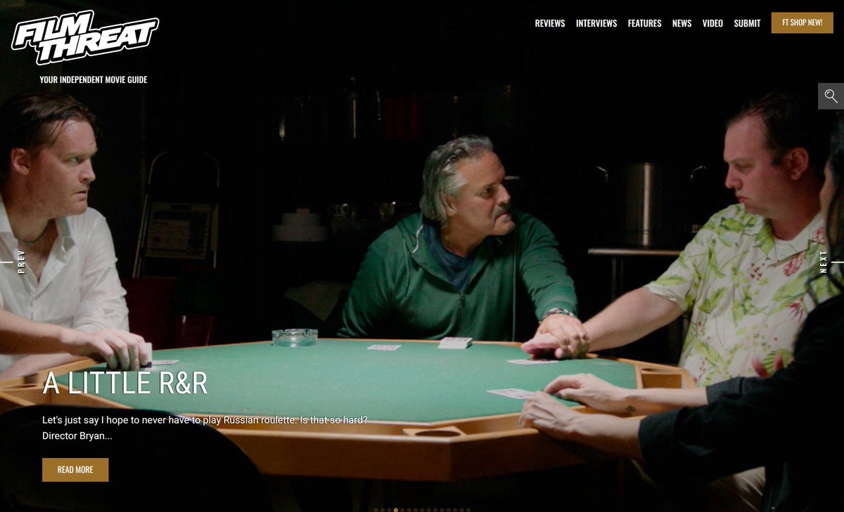 FilmThreat's tweet photo. “Apparently, they’re all here because they screwed up royally, and Big Boss Vinnie wants them to play a game.” Alan Ng on the thrillingly comedic tone of A Little R&amp;R.
https://t.co/vmWWzEi8f4 #SupportIndieFilm #ALittleRAndR #Comedy #Thriller https://t.co/8nCs96oBkk