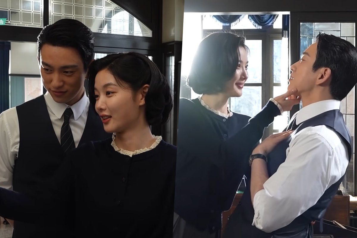 soompi's tweet photo. WATCH: #KimYouJung And #ParkJinyoung Test Their Chemistry At Poster Filming For "#100DaysOfDeception"
https://t.co/e8ZXxd2htt https://t.co/rNT4dZecMS
