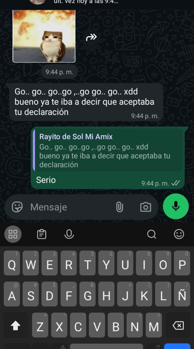 timote89355's tweet photo. @ianmillo912 Algún día tendré a alguien así se vale soñar
No, ya no me le declare, me rechazo, lo pensó y me aceptó, después de tanto por fin la persona q me gusta ya es mi novia, me lo guarde durante meses pero tuve el valor y ahora puedo ser feliz (soy mujer) mi sueño se cumplió https://t.co/AkDz8B1WvK