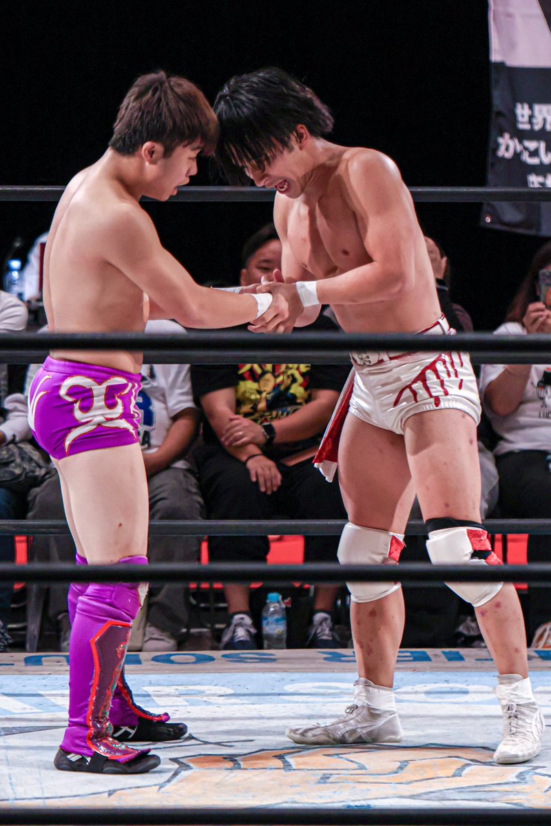 meguu__u0317's tweet photo. 2026.09.27 大日本プロレス

勝ちの積み重ね👏お見事👏

クラジャンを見ていると、おふたりとも
プロレスが好きなんだなと感じる。

#bjw
#pw_freedoms
#クラジャン https://t.co/2tyn2h4zCY