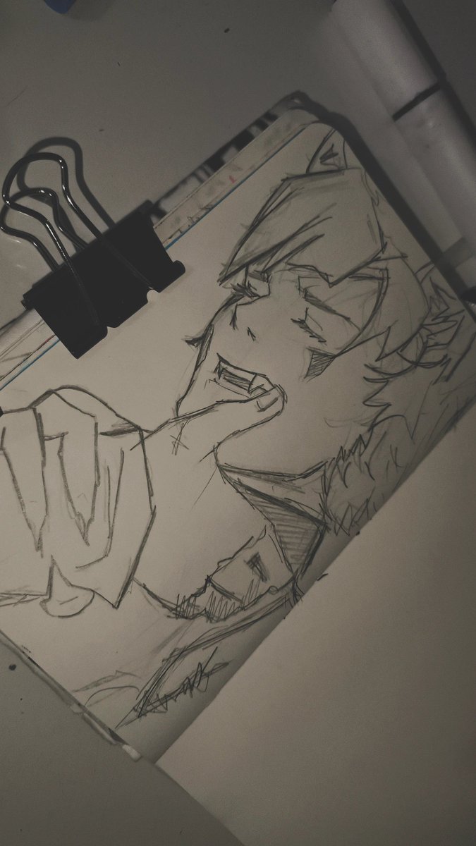 Kubrarys's tweet photo. Ren Hana drawing by me!!
#artshare #traditionalart #sketchbook #renhana #btd2 https://t.co/4aSSsbVbgo