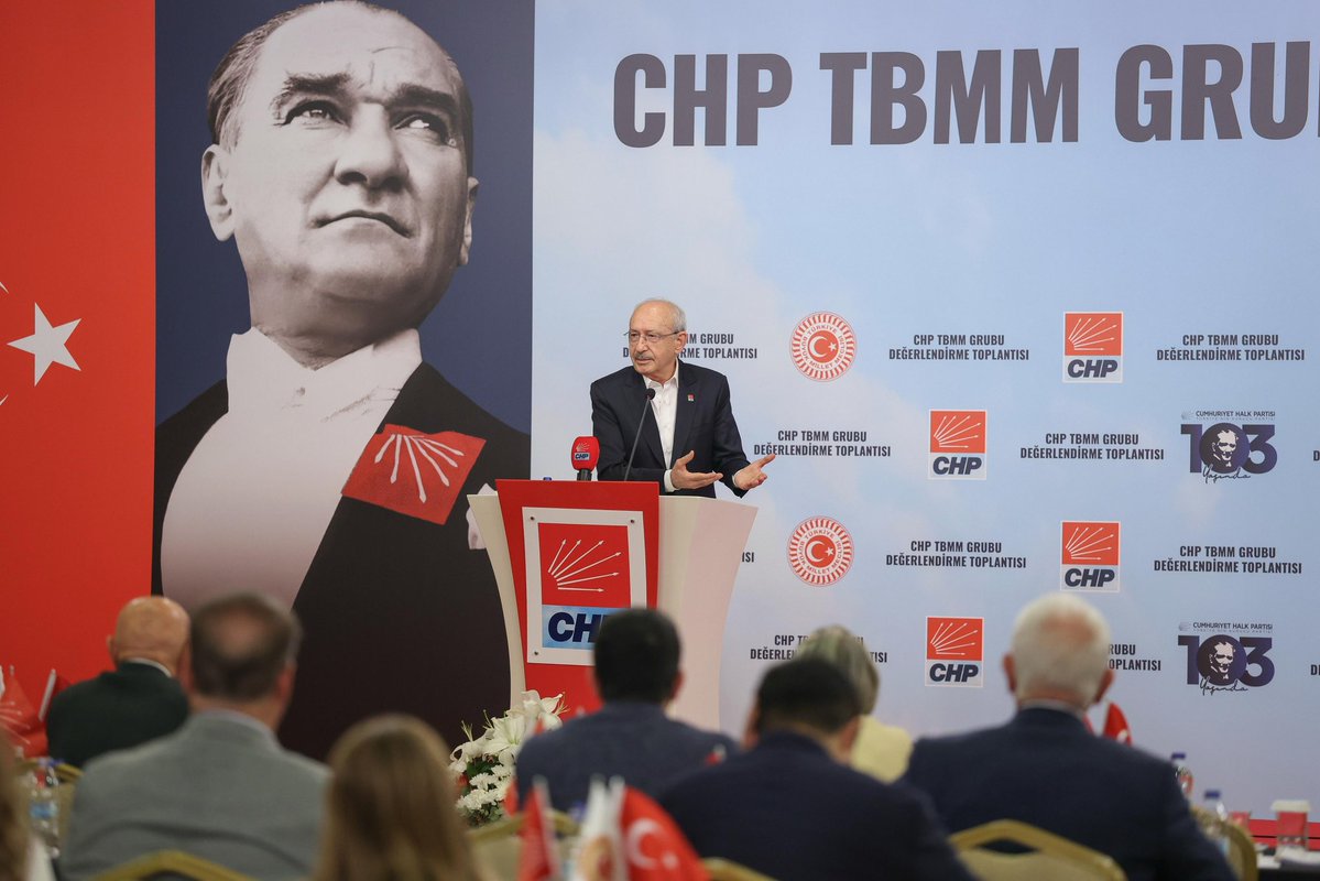 herkesicinCHP's tweet photo. TBMM Grubumuzun Bolu Abant’ta düzenlediği Değerlendirme Toplantısı, Genel Başkanımız Kemal Kılıçdaroğlu’nun kapanış konuşmasıyla sona erdi. https://t.co/2MvHRJMm3b
