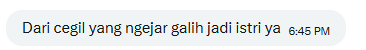 recyccle's tweet photo. ( hahahaha punya temen yang literally nemenin dari jadi cegil mas galih sampe jadi istri ) https://t.co/Gl0XQ0QvSp