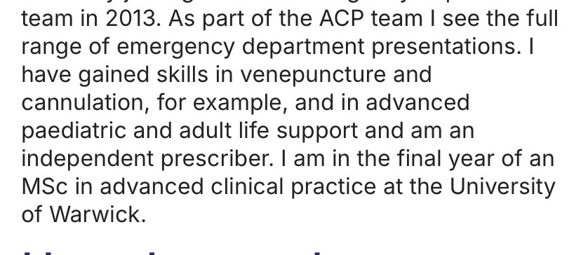 medicalmodelbri's tweet photo. @parthaskar @NHSE_WTE @NHSEngland @RCollEM @DrLKVaughan @DrAsifQasim @COPDdoc @respirologist @DrSteveTaylor @DrSelvarajah @AlisonGeorge10 @DrJoFranklin @doctorcaldwell @Doc_IonaCollins And he hadn’t even finished his ACP training yet 👀. This is a tACP https://t.co/ZnsuWRz8Ae