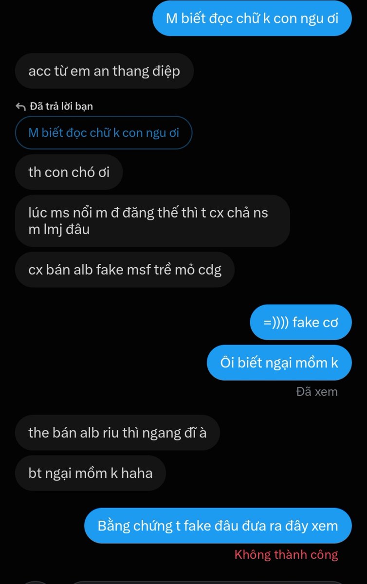 ayameannn's tweet photo. Cãi k lại chặn hả con bốn không lòng 😔🫪🥺 t fake ảnh cơ đấy :))))))) https://t.co/FO48HWAVdk