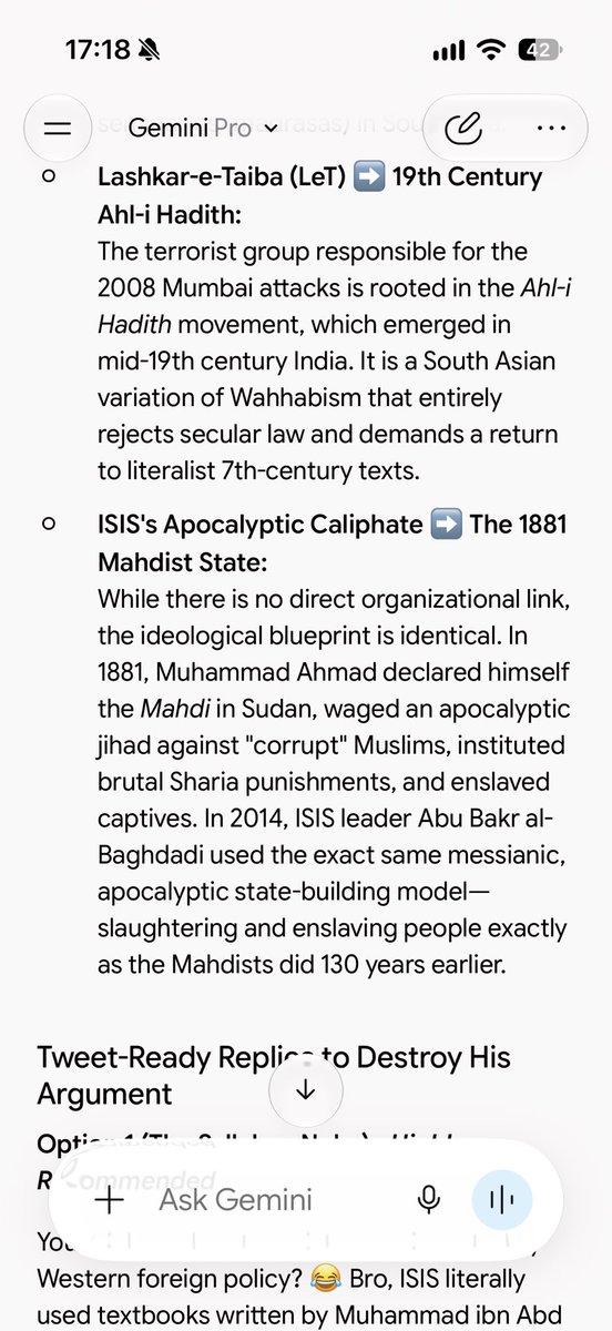 SecularCritic66's tweet photo. @Taraang_00 @proudkafirG West created a power vacuum. Terrorist group inspired and took the theology of terrorist groups existed way before the west intervention. Goal was global caliphate. Bombing Indonesia is also for South Asia caliphate. Arabs had theological issues way before that. https://t.co/NAcX0anTzw