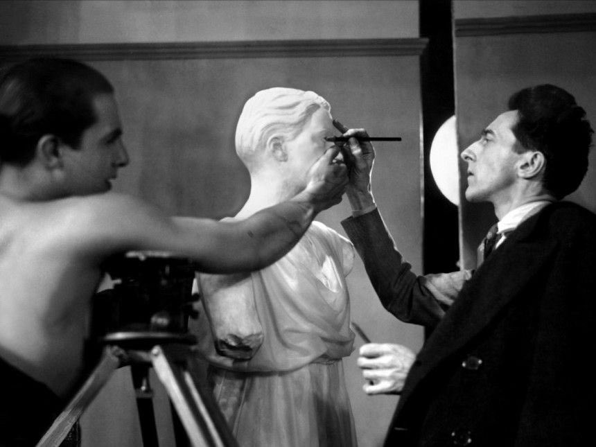 leechianvesp's tweet photo. jean cocteau on the set of blood of the poet (1932) https://t.co/RPhV5xgFjr