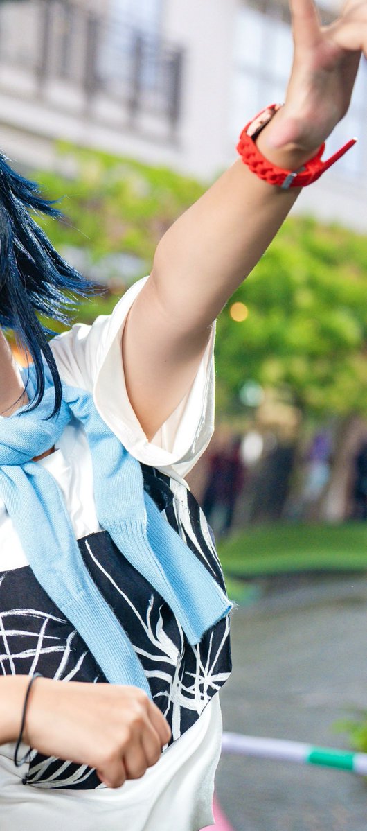 nag1_to's tweet photo. Cosplay／²  ₄  ³  ₄

               緋八マナ  ×   伊波ライ

                          ざぶぅん

 #アコスタみのおキューズモール https://t.co/GdEXWafrOA