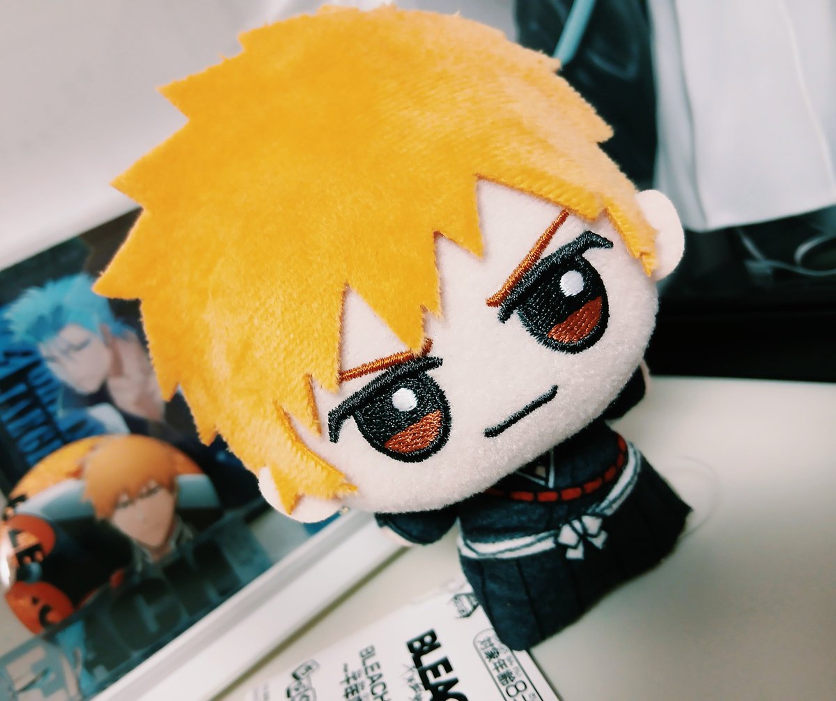 ai715731's tweet photo. 気になってた一護のちびぐるみがあったので、ジョーさん一護連れてきてくれ！と願いつつ挑戦してみたら…一回でとれてビックリして一瞬時が止まってた。ジョーさんありがとう… https://t.co/DJ8CzICV7D