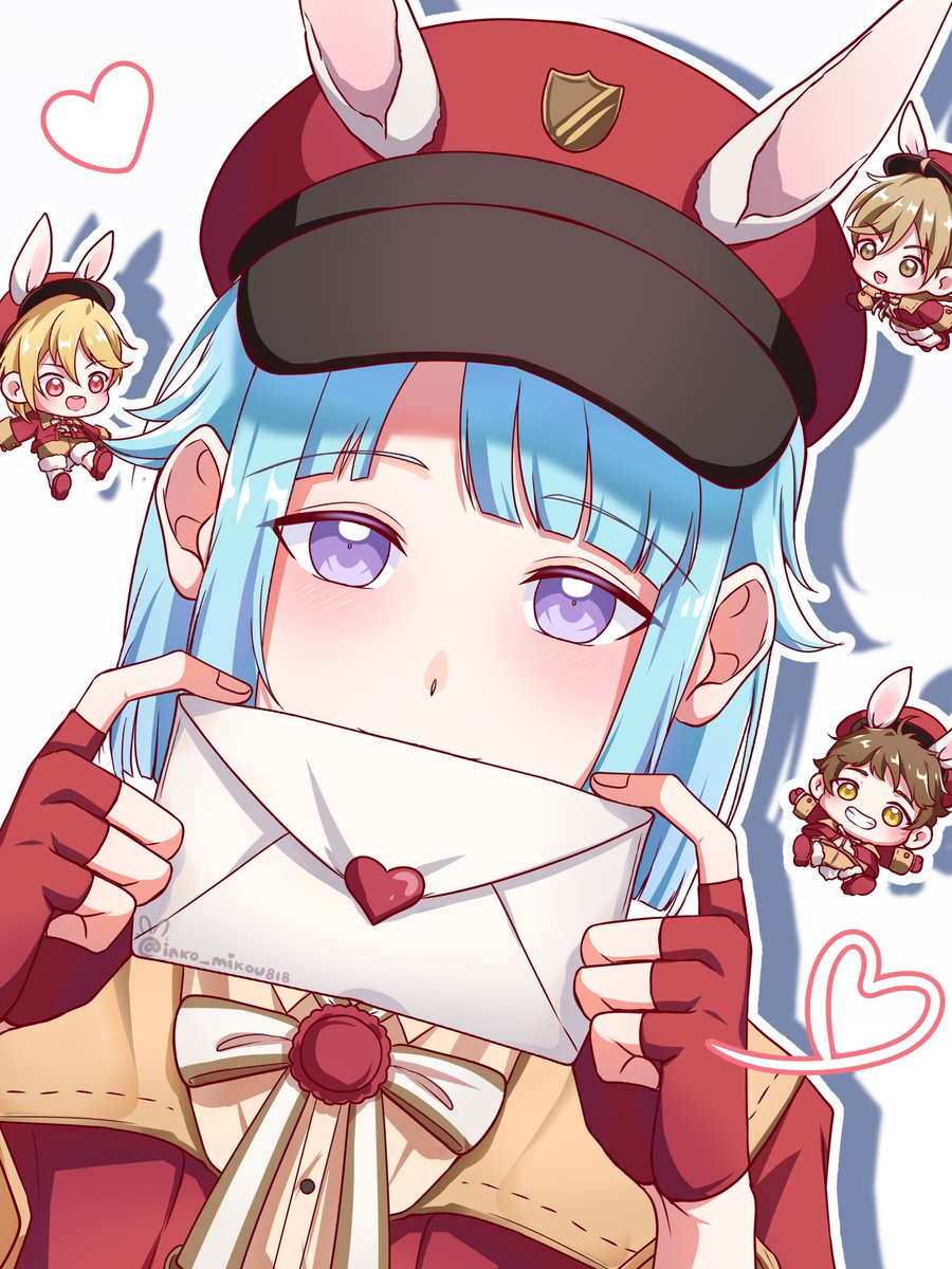 inko_mikou818's tweet photo. ラブレター💌 #EnStarsBunnyEarsLive #あんスタFA https://t.co/bHdmjCScfx