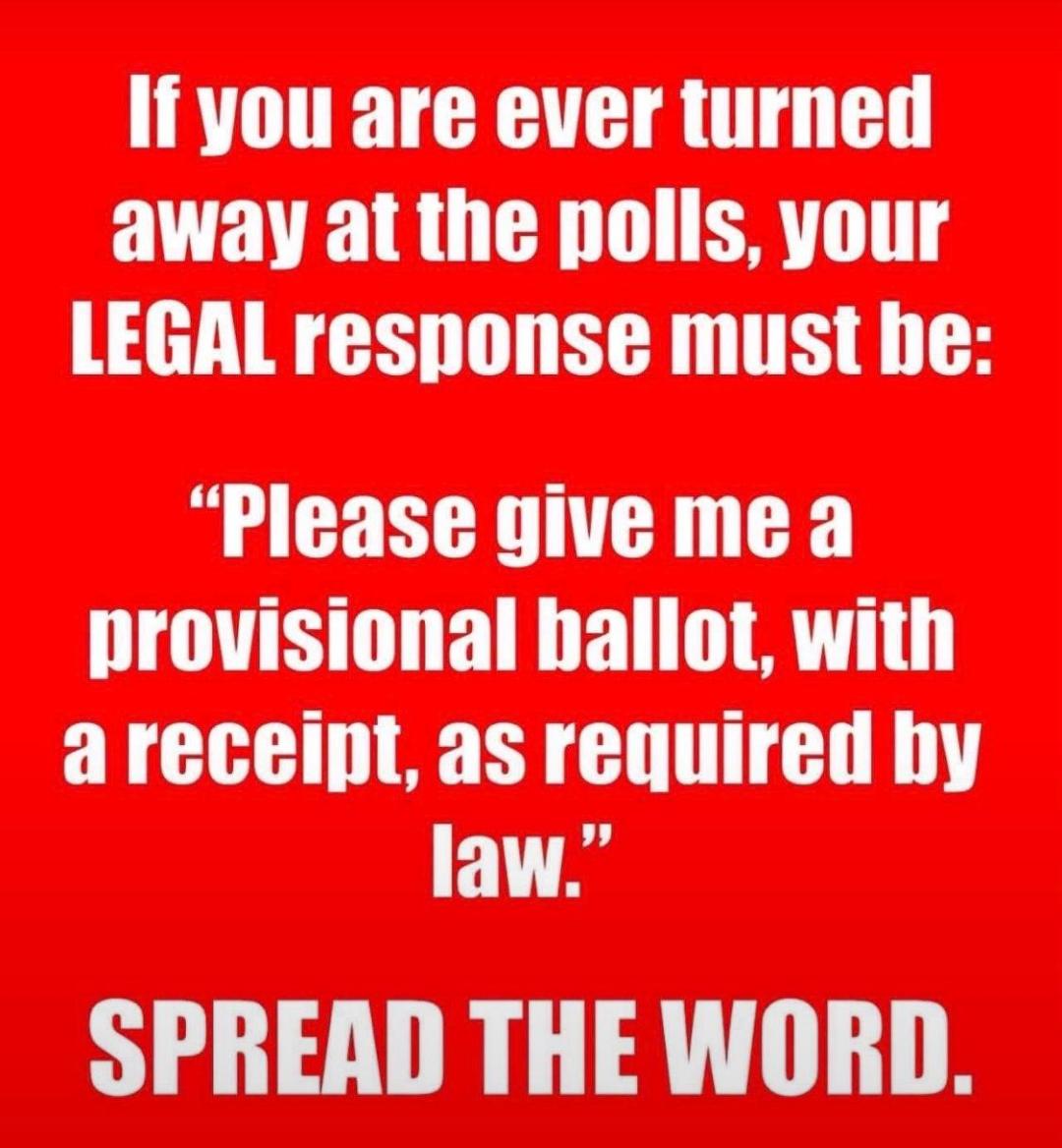 TheDemCoalition's tweet photo. Spread the word.

And if you run into trouble or aren't sure about your rights, the nonpartisan Election Protection hotline (866-OUR-VOTE) can help in real time, and your local election office can explain your state's specific rules.

#FlipCongressBlue https://t.co/RJzymVX0Kh
