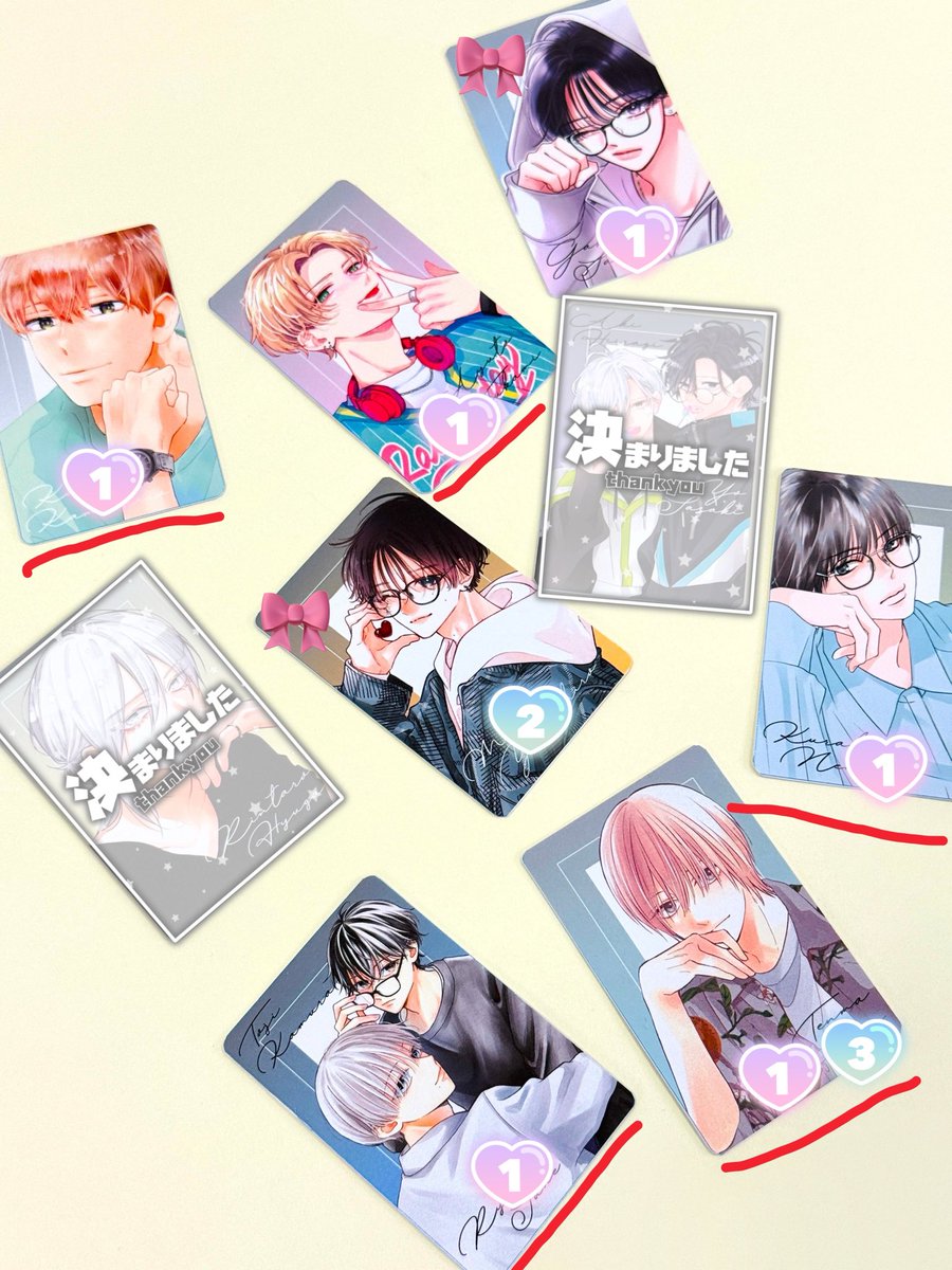 ___mi_sj's tweet photo. 【 交換 譲渡 買取 】別冊マーガレット 別マ 別マ男子トレカ

譲：数字記載 🩵再交換分

求：Re:blue >>>¥60/枚

︎✧︎🟥線は譲渡、比率違い可 お声掛け重なる場合交換優先
︎✧︎🎀は条件良い方優先の為お返事にお時間頂きます
︎✧︎求は買取もしております◎

検索からもお気軽にお声掛け下さい🌷 https://t.co/KxmFxyMhQV
