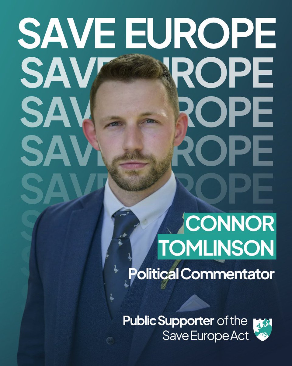 Con_Tomlinson's tweet photo. Friends involved in the @SaveEuropeAct have asked me to remind you all to sign. I have.

I don't want to see our brothers on the continent demographically swamped any more than us here in Britain.

Remigration is the only way to secure a future for our nations and our children.

We are a global minority, but responsible for much of the world's beauty and innovation. We owe it to our ancestors to preserve that inheritance.

The European Commission may have rejected the wheelbarrow's worth of signatures, but the European Union won't make concessions without sustained pressure.

The Save Europe Act provides a reason for the governments of member states to amend obstructive Articles (like 21).

The Save Europe movement also plans to campaign for remigration in Britain in the future.

Patriots like @EvaVlaar and @MartinSellner_ should be applauded for their efforts.

https://t.co/MhW2TZl0ha