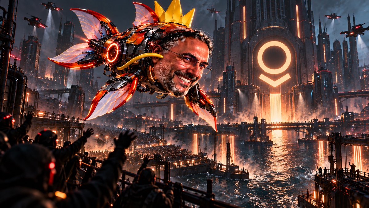 Magikarpalantir's tweet photo. I’ve seen the future and the future looks bright. https://t.co/faNKSSVqxQ