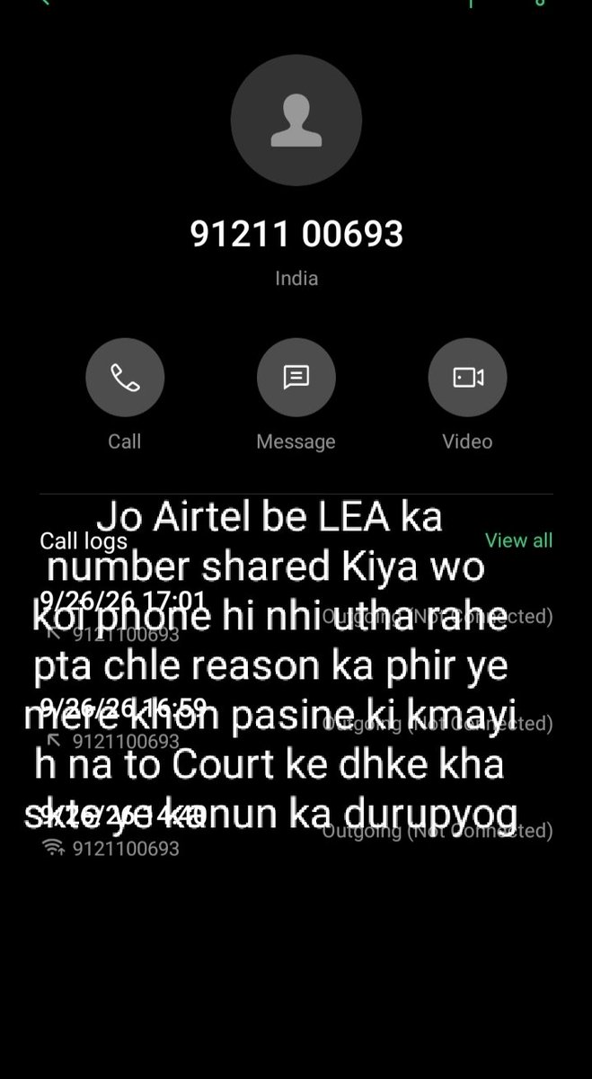 BalwinderSdk's tweet photo. @PMOIndia @FinMinIndia @RahulGandhi @BJP4India @INCIndia @Airtel_Presence @airtelnews @GooglePay @PhonePe Ese bda desh ka durbhagye kya hoga ye private company apne miss use see customer ki jaan nikal degi dispute amount roko fridge ka koi huq nhi h low ke hisab see bhi etni smj to har kisi ko h @SupriyaShrinate @indSupremeCourt https://t.co/uZwhVQVIWC