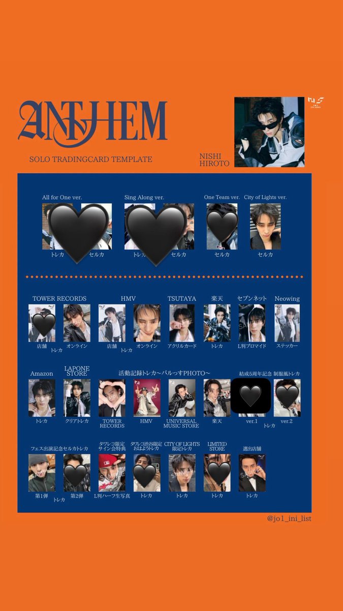 lqilm3's tweet photo. INI 9TH SINGLE ANTHEM  特典 封入 トレカ交換

【譲】 
画像1〜3枚目
池崎　尾崎　木村　後藤　佐野　許　髙塚
田島　藤牧　松田

【求】
画像4枚目　西 
おはようトレカは異種、n:1優先

都内手渡し>郵送
お気軽にお声掛けください。

#INI交換 #INI譲 #INI求 https://t.co/FzxMCa2V7r