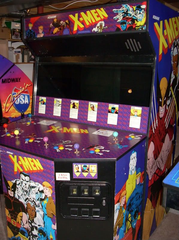 Lord_Arse's tweet photo. The 6-player X-Men arcade cabinet. Informally known as THE UNIT. https://t.co/2wGRcTYHky