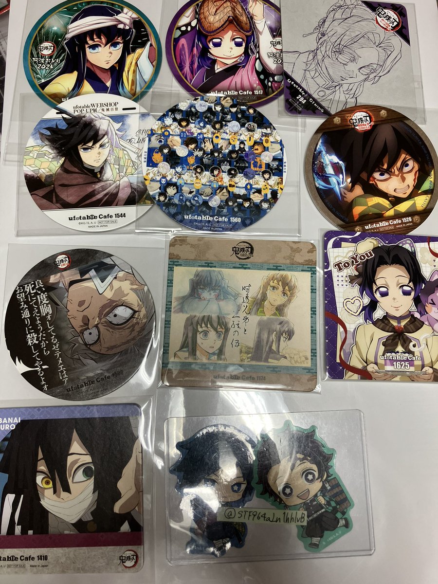 STF964aLn1hhlvB's tweet photo. 【交換】鬼滅の刃 ufotable cafe ダイニング information card コースター 交換
譲:画像のお品物
求:No36.40>他配布中のポスカ
🍁1枚目と2枚目は3枚目含んで2:2以上かつ求Noを含んでのお取引のみ
🍁3枚目は1:1もしくは2:1可能
🍁固定にて手渡し、郵送可能です
🍁よろしくお願い致します https://t.co/3c2LPylPeg