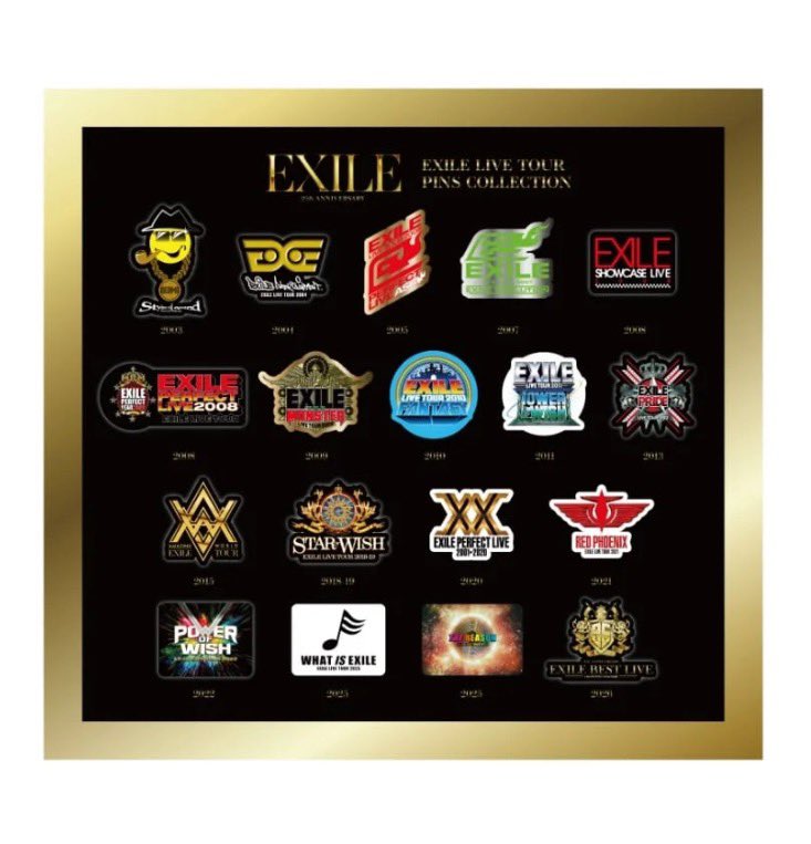 RIKEI0201108010's tweet photo. 『#ツアーロゴピンバッチ』
コレクション
これは‥
思い出になる💝
#EXILE
#EXILE25th
#おめでとうございます🎉 https://t.co/qPKpikPKhG