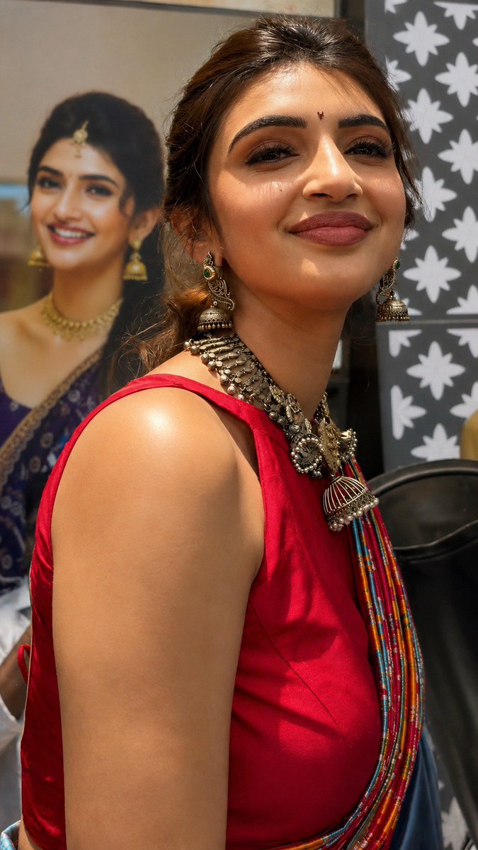 sreeleelaaddict's tweet photo. #sreeleela Iconic Red Saree 
4K HD Pics Part 2

  ..... SREELEELA DEVOTEE.... https://t.co/fQPVIakq5j