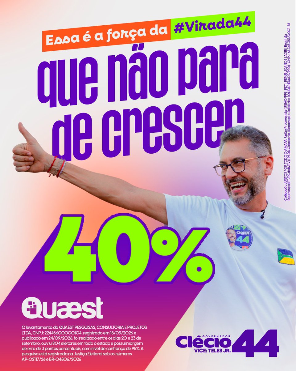 Clecio_Luis's tweet photo. Essa é a força da #Virada44 crescendo cada vez mais! Bora pra cima!

#ClécioLuís #TelesJunior #Clécio44 #AForçaDoNovoTempo https://t.co/vUhzuxIuGt