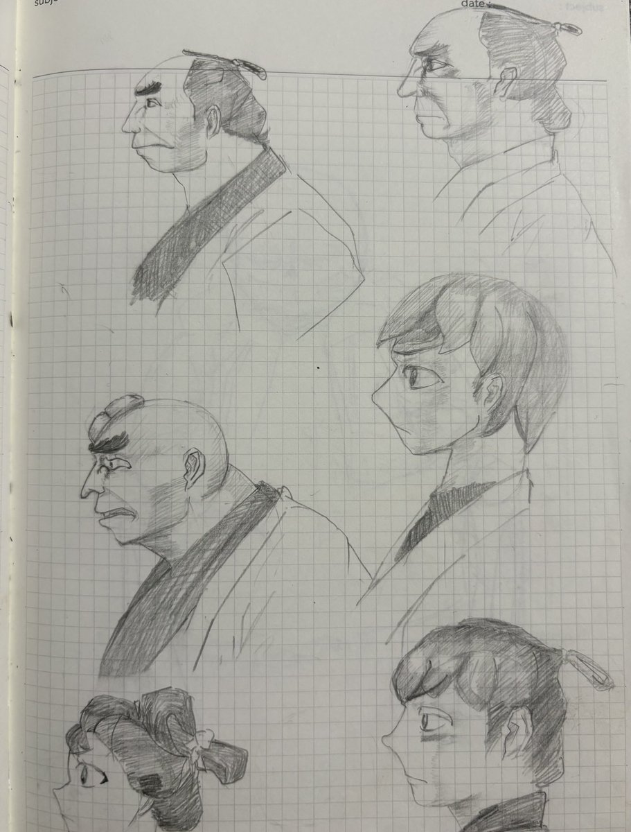 Tosaemon2566's tweet photo. OCの横顔
 #イラスト https://t.co/84nayZY5aH