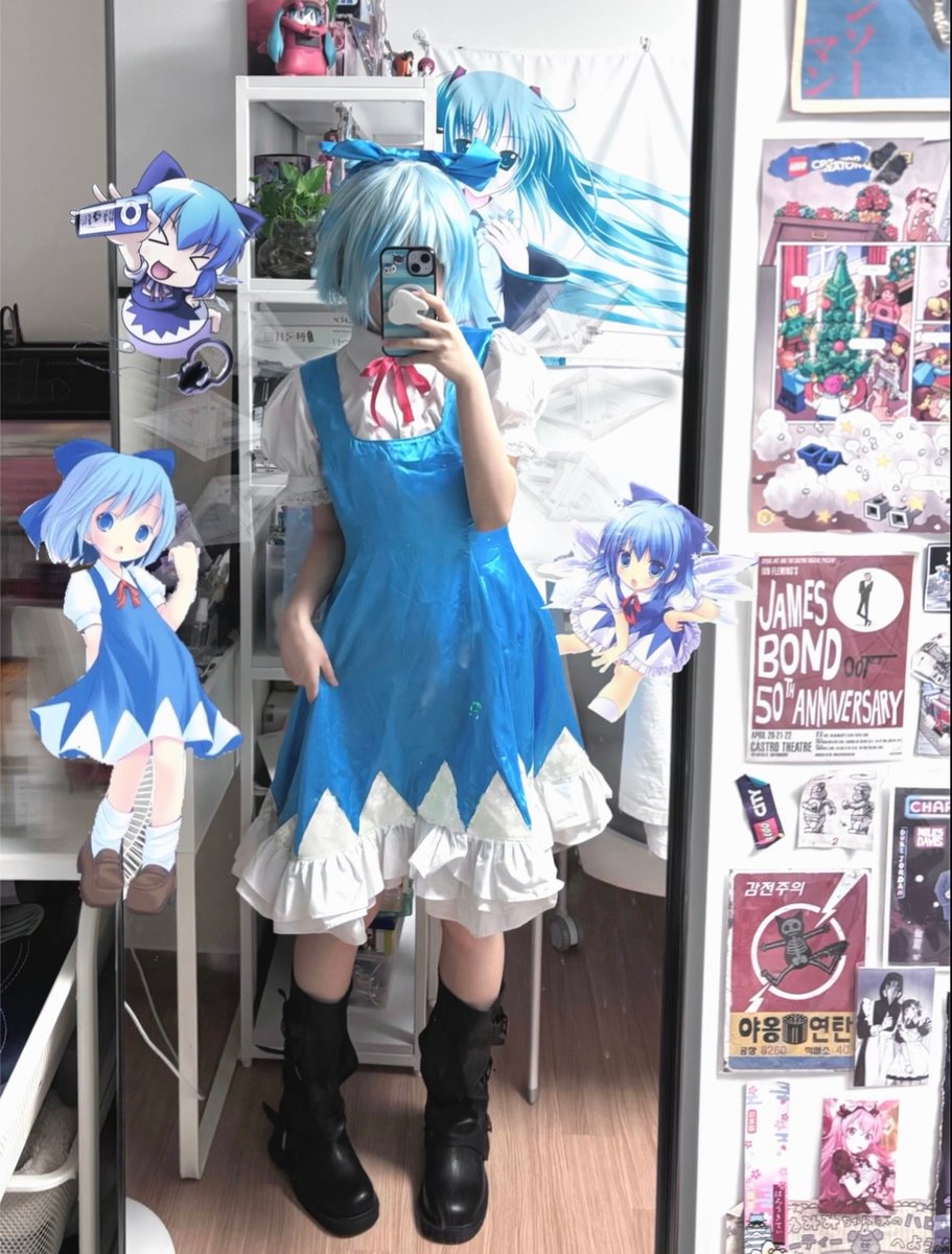 kyom2n's tweet photo. #동방 #cos #Cirno https://t.co/eH0y4cgxEp