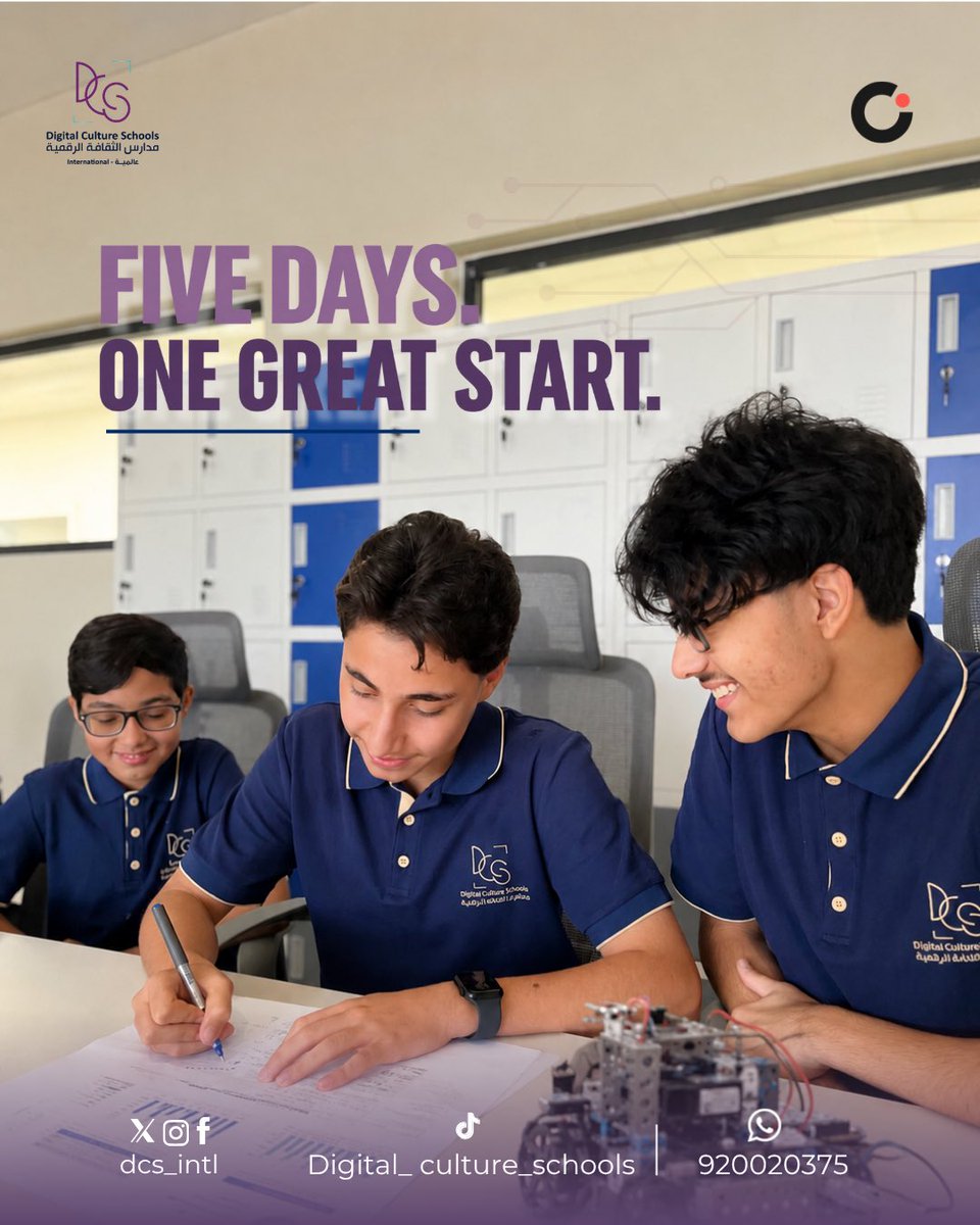 DCS_INTL's tweet photo. Five school days brought new connections, experiences, and reasons to celebrate.

Book your visit and start your child’s DCS journey.

Al Fayha Branch | Irqah Branch | Al Munsiyah Branch https://t.co/Ky1gLShyA9
