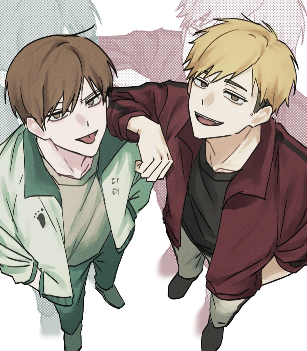 jimyamii_'s tweet photo. 양아치 2마리
#후타쿠치 #아츠무 #Haikyuu https://t.co/SypD7CJXiw