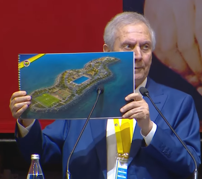futbolarena's tweet photo. Aziz Yıldırım: "Fenerbahçe Adası yapacağız." https://t.co/XO7PYe61Cj