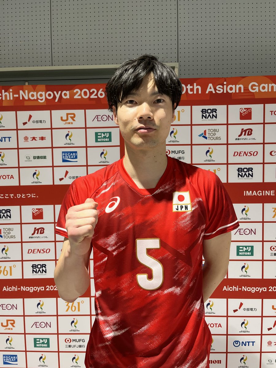 TBSvolleyboo's tweet photo. #アジア大会
バレー男子 日本代表が白星スタート🔥
🇯🇵3ー0🇺🇿（25-17,25-20,25-17）
前回大会は銅メダル！16年ぶりの金メダルへ
初戦はウズベキスタンに勝利です🔥

#甲斐優斗 選手がチーム最多15得点
#西山大翔 選手14得点 #大塚達宜 選手10得点

U-NEXTでは男子日本代表の試合を全試合生配信✨
見逃し配信もあります🙏

明日はカザフスタンと戦います✊