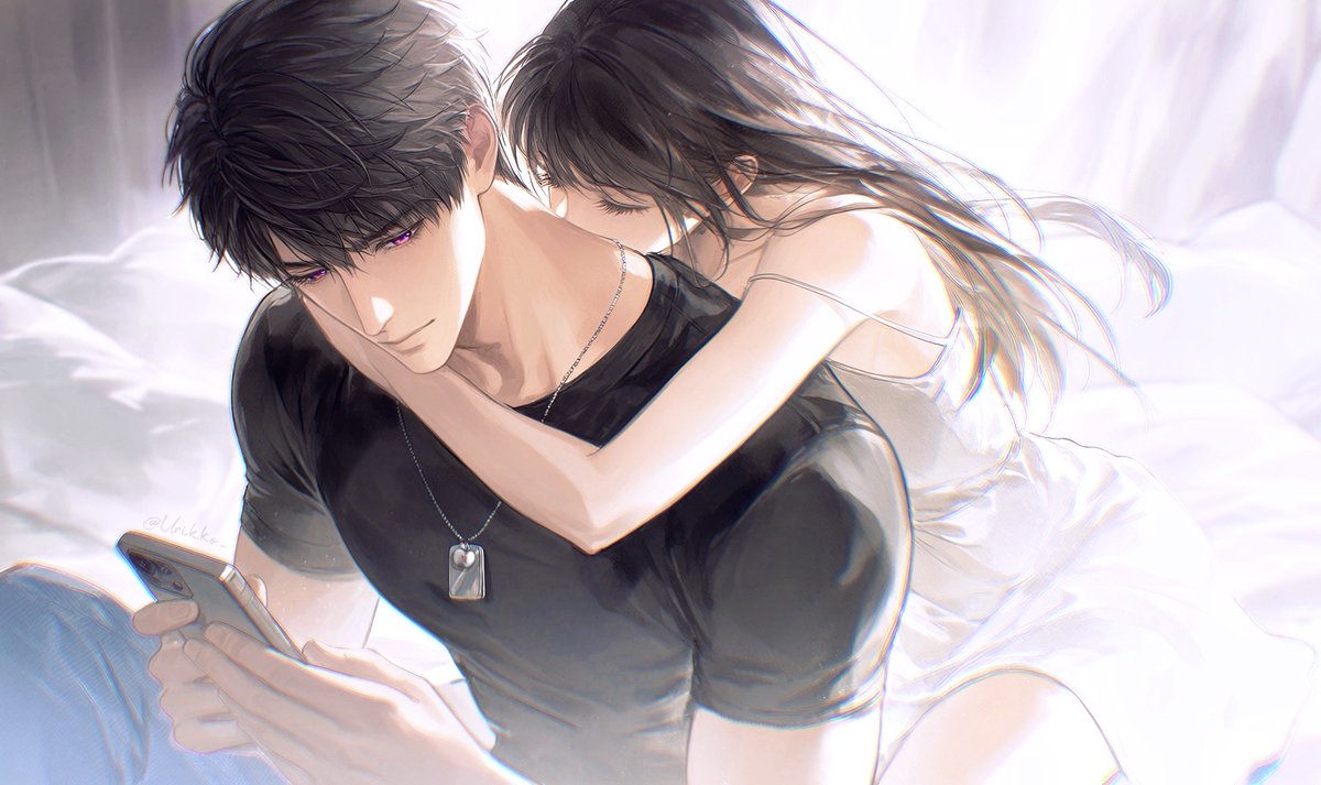 Urikko_'s tweet photo. Possessive 🤍 
#LoveandDeepspace #恋与深空 #恋と深空 #러브앤딥스페이스 #夏以昼 #Caleb #マヒル #하우주 https://t.co/Ni6iqoWLPB