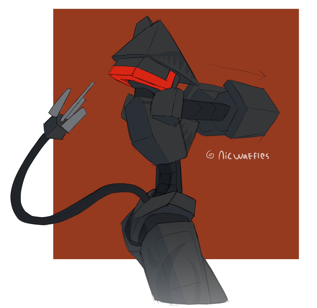 nicWaffles's tweet photo. Practicing, also added a tail just cause

#oc #doodle https://t.co/3XWDsPicXo