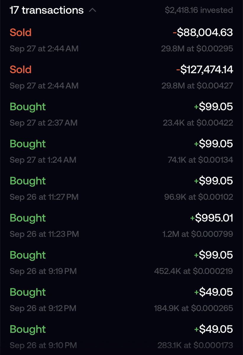 MrketInsider's tweet photo. JUST IN: JACK DOHERTY TURNED $2,400 INTO OVER $213,000 ON HIS COIN $JACK

HE SOLD AS HE UPDATED HIS THESIS TO “WE’RE GOING TO SMASH THROUGH $10M” https://t.co/mk5yJ97GZj