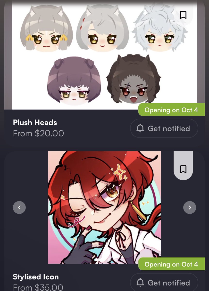 Xyewii's tweet photo. Feel free to DM to inquire or jump on the notification list here: 

https://t.co/k18tSt6PjG

(2/3) https://t.co/vKJG0wVfKV