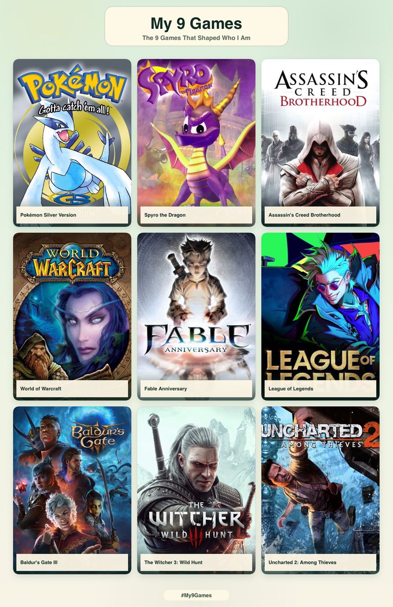 HopeandFierce's tweet photo. Aquí estamos con mis 9 juegos https://t.co/dsmCD4p6mS