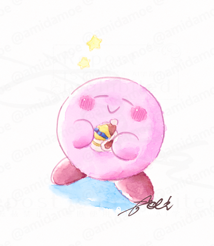 amidamoe's tweet photo. 押すとぶきゅぶきゅ鳴るぬいか、スクイーズでくださいの絵 https://t.co/LwaFfGWHRz