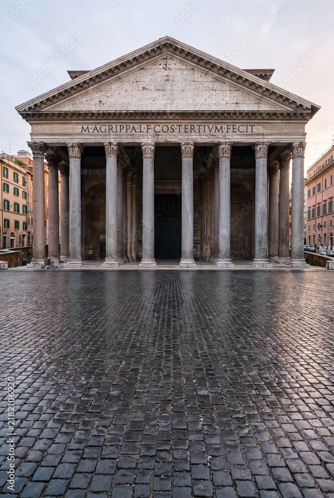 deep_vision27's tweet photo. https://t.co/RjoQj48a1E
Pantheon Facade with Roman Columns and Latin Inscription on Empty Cobblestone Square in Rome at Dawn
#pantheon #rome #italy #ancientroman #romantemple #portico #corinthiancolumns #pediment #latininscription #agrippa #architecture #historic #ancient https://t.co/fahPMIGewi
