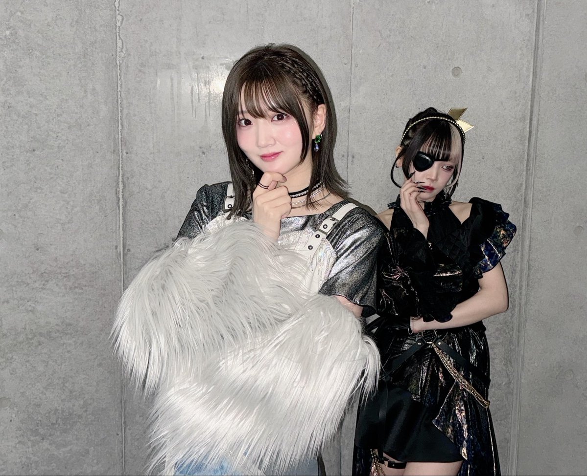 aoni_official's tweet photo. #山根綺
#川口莉奈

【『283 PRODUCTION Solo Live Collection -Master ShowPiece-』DAY2】
〈9月27日(日)開催〉
https://t.co/WHaGxLyMmW

ご参加いただいた皆様、ありがとうございました！
緋田美琴役の山根綺、斑鳩ルカ役の川口莉奈が出演させて頂きました。
オフショットをお届け♪

#シャニマスソロライブMSP_day2
#シャニマス #シャイニーカラーズ #idolmaster