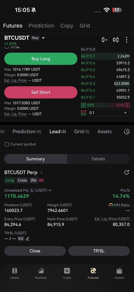 cagdastunga's tweet photo. $bitcoin işlemimiz 1100$ kârda; 87,200$’da pozisyonu kapatacağım, copytrade’de olanların bir şey yapmasına gerek yok ben takip ediyorum.

Kasa güncellemesi; 5.000$ başlangıç kasamda 9.000$ seviyesinde, yolumuz uzun. https://t.co/1aeLHcUAgy