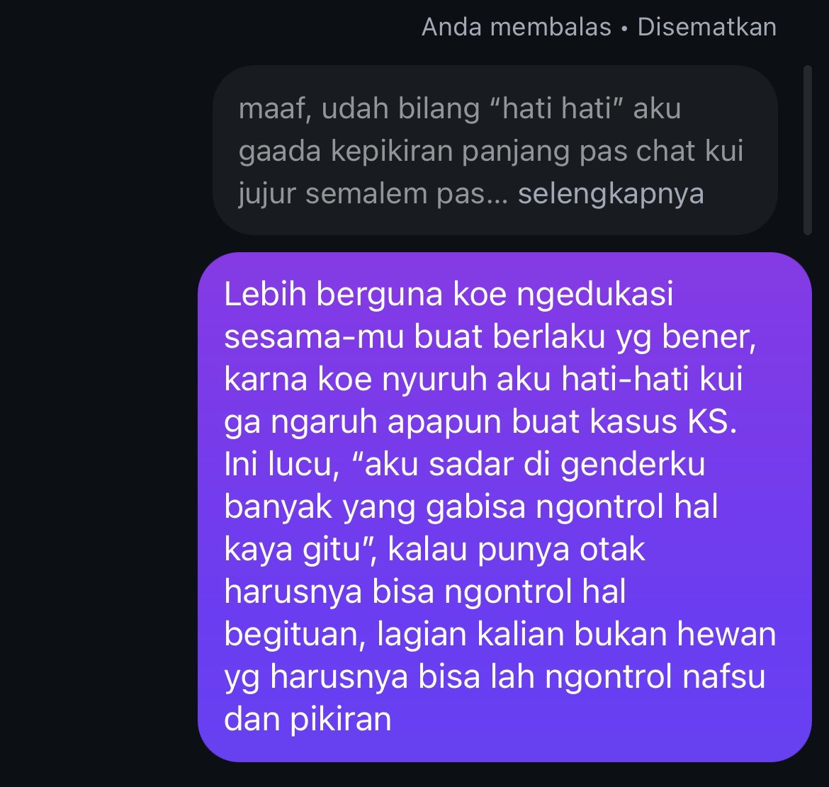 skruncy's tweet photo. 1 hari 1 opini sampah harus dilawan, jujur kemarin ga habis pikir kok bisa punya temen dengan pikiran kaya gini https://t.co/7z1jfvs8de