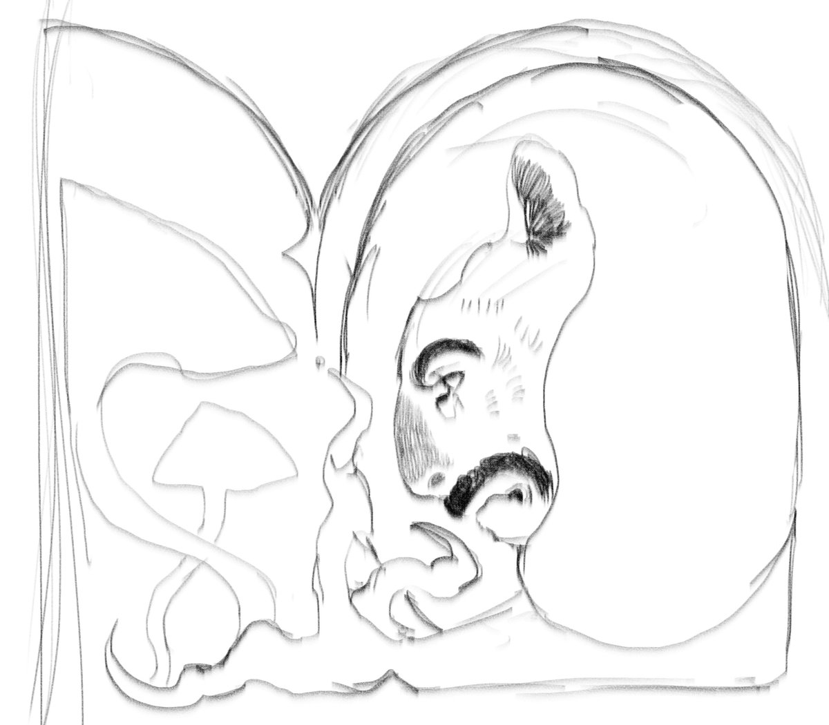 WKODA_'s tweet photo. SKETCH vs FINAL https://t.co/x03fBEhIbv