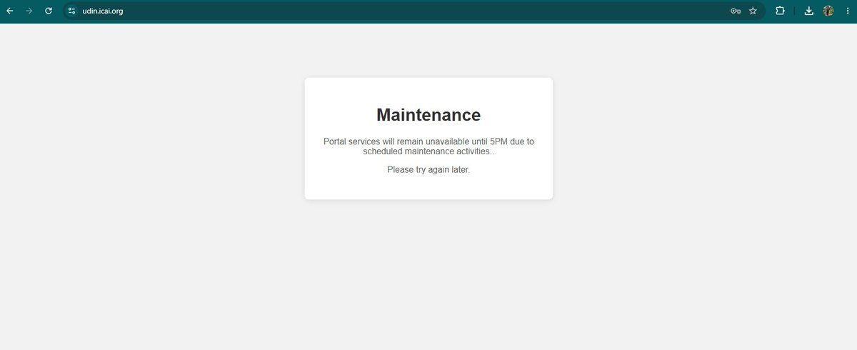 CA_Ankush_Gupta's tweet photo. UDIN SITE UNDER MAINTENANCE. 🚨
Tax Audit Due Date: 30th Sep
.
When the system stops, deadlines shouldn’t remain blind to reality.

Compliance cannot be one-sided.
If systems need maintenance, deadlines need reconsideration.

Extend the Tax Audit Due Date.
#TaxAudit2026 #UDIN https://t.co/r45xBqZKg7