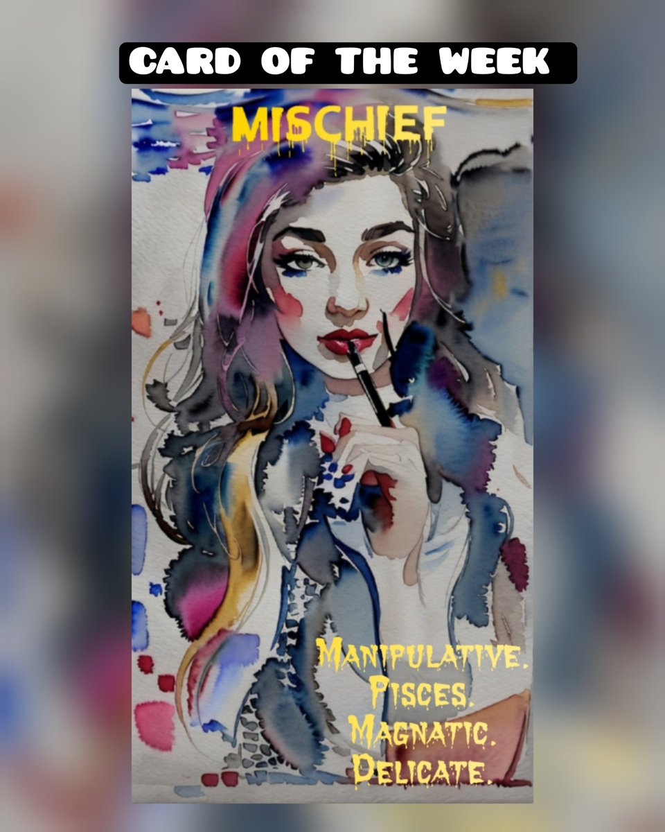 dj_phlow1's tweet photo. CARD OF THE WEEK ( 27-03/10/06):
MISCHIEF REVERSED.

Here's a glimpse of the energies and vibes that surround the collectives this week.

- coming out of manipulations and illusions.
- the masks are falling off. True identities, feelings and intentions starts revealing. https://t.co/1lNuzdXttA