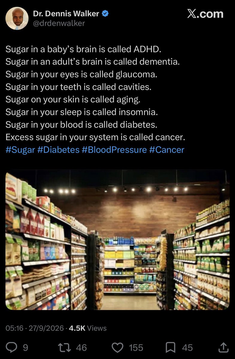 QuackDetector's tweet photo. Blaming sugar for everything is called quackery.
#QuackWalker https://t.co/Xs4o1EaCEw