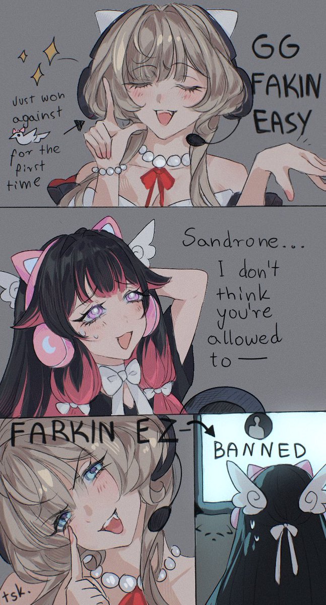 focafurina's tweet photo. streamer au again my cringe e-daters #sandbina https://t.co/EjtrjfFy3p
