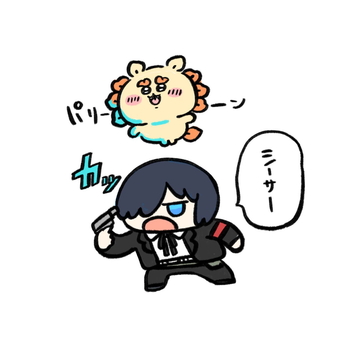 dnchuu12's tweet photo. ちいかわを観たキタロー https://t.co/W0EFOMe1i8