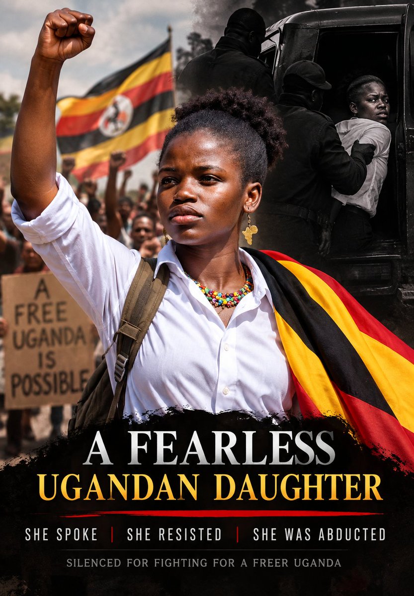 YN_BUDDU's tweet photo. So now Muhoozi the big general is scared by unarmed young Ugandan woman?  What kind of coward abducts a young lady his daughter's age for speaking?

#WHERE_IS_UGANDAS_DAUGHTER_ALOIKIN 

#freealoikinpraiseopoloje https://t.co/LyDW3lr5YN