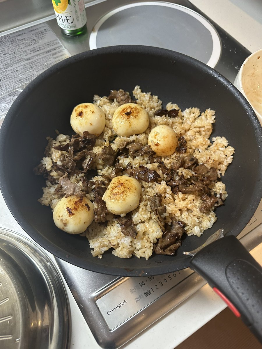 kissyVR's tweet photo. バカ飯
 #キッシーの自炊 https://t.co/YL1i844ive