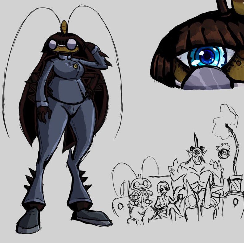 Cockroachmilf's tweet photo. @arts_tail Idk but honestly I’m the honoured one so I don’t really care (art by @fdel3528) https://t.co/woVAlQh3aj